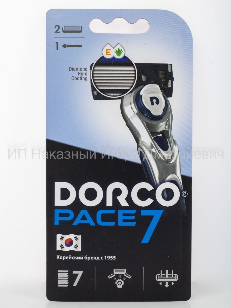 DORCO Pace 7 Станок + 2 сменные кассеты