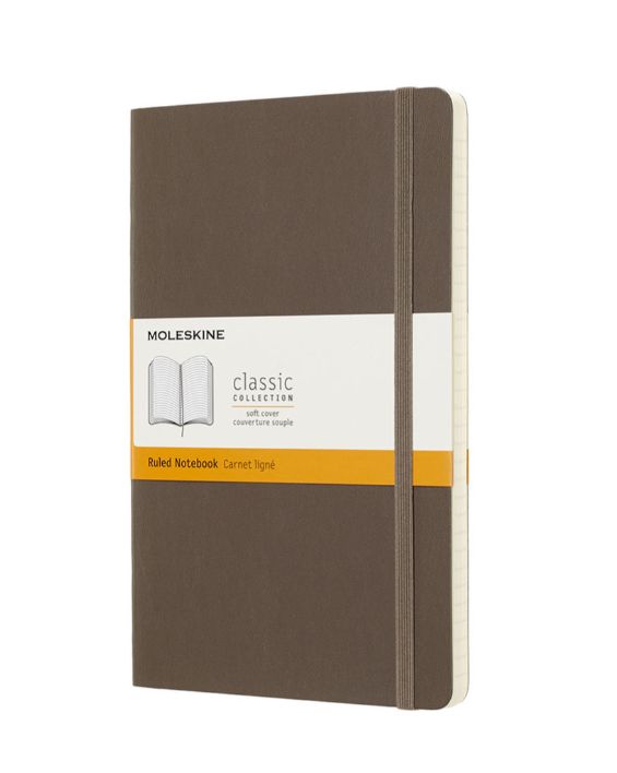 Moleskine classic soft. Squared Notebook Soft Cover.