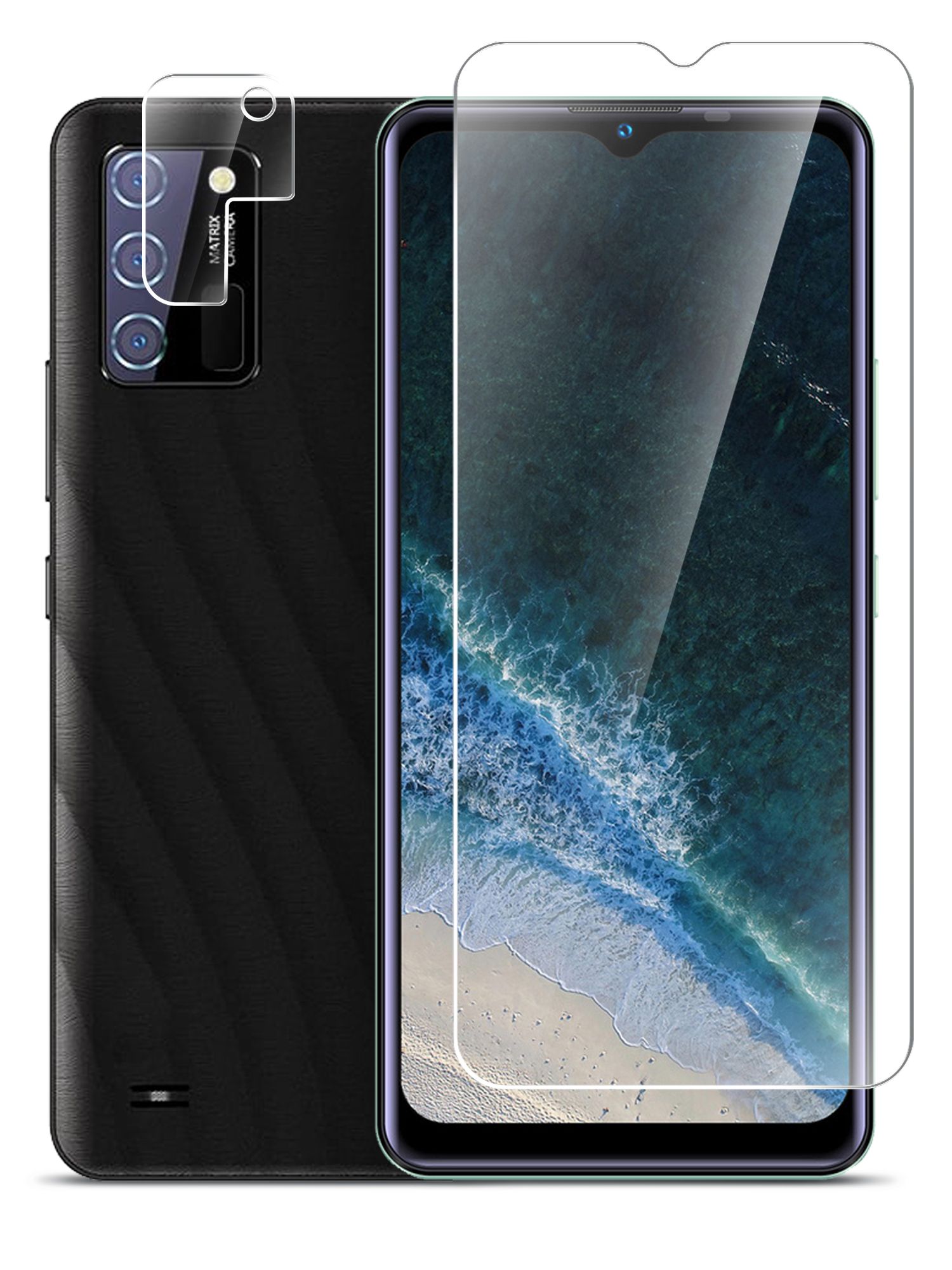 Защитное стекло на Oukitel C25 (Оукител С25) на Экран и  Камеру,гибридное:пленка+стекловолокно,прозрачное силиконовая клеевая основа  тонкое Hybrid Glass, Miuko - купить с доставкой по выгодным ценам в  интернет-магазине OZON (789974542)