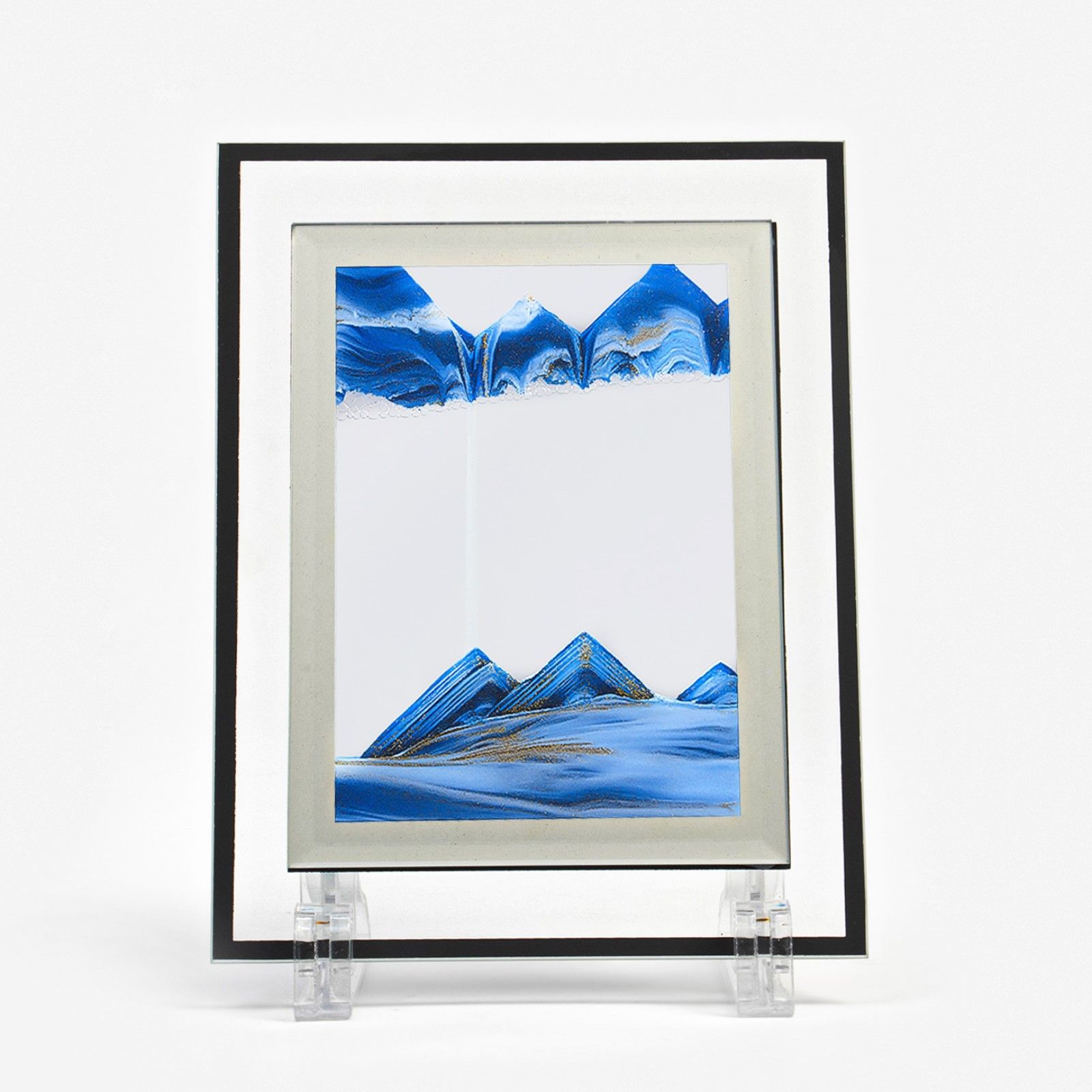 Песочные часы-картина "Майя", 18х13 см, антистресс, песок синий