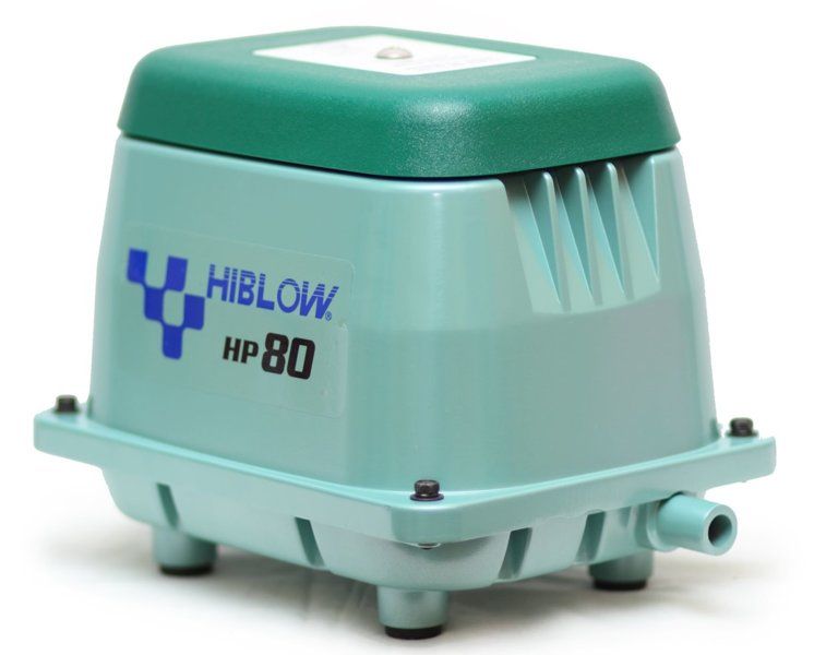 Компрессор Hiblow HP 80 для септика и пруда