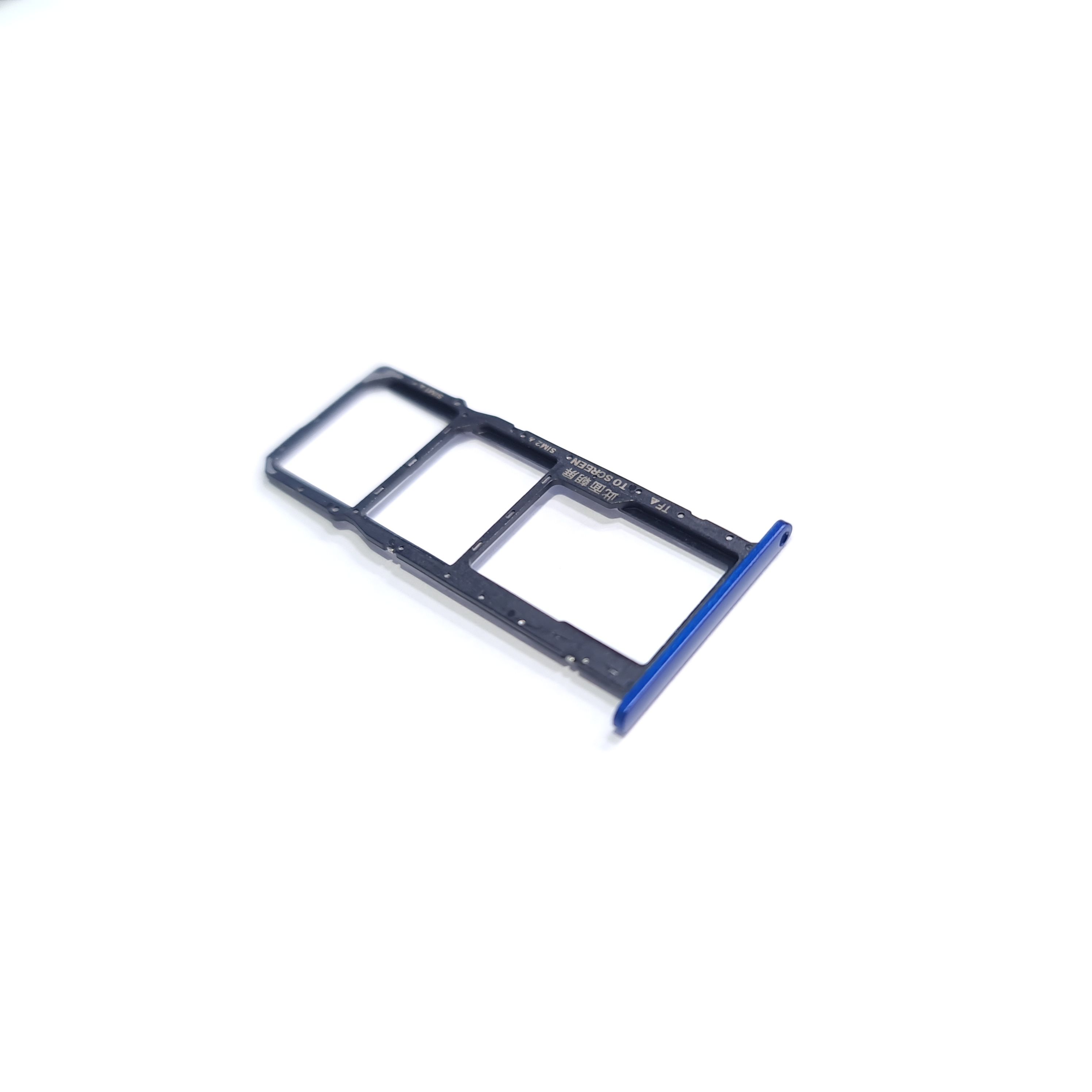 Sim лоток держатель Honor 8S (KSA-LX9), синий