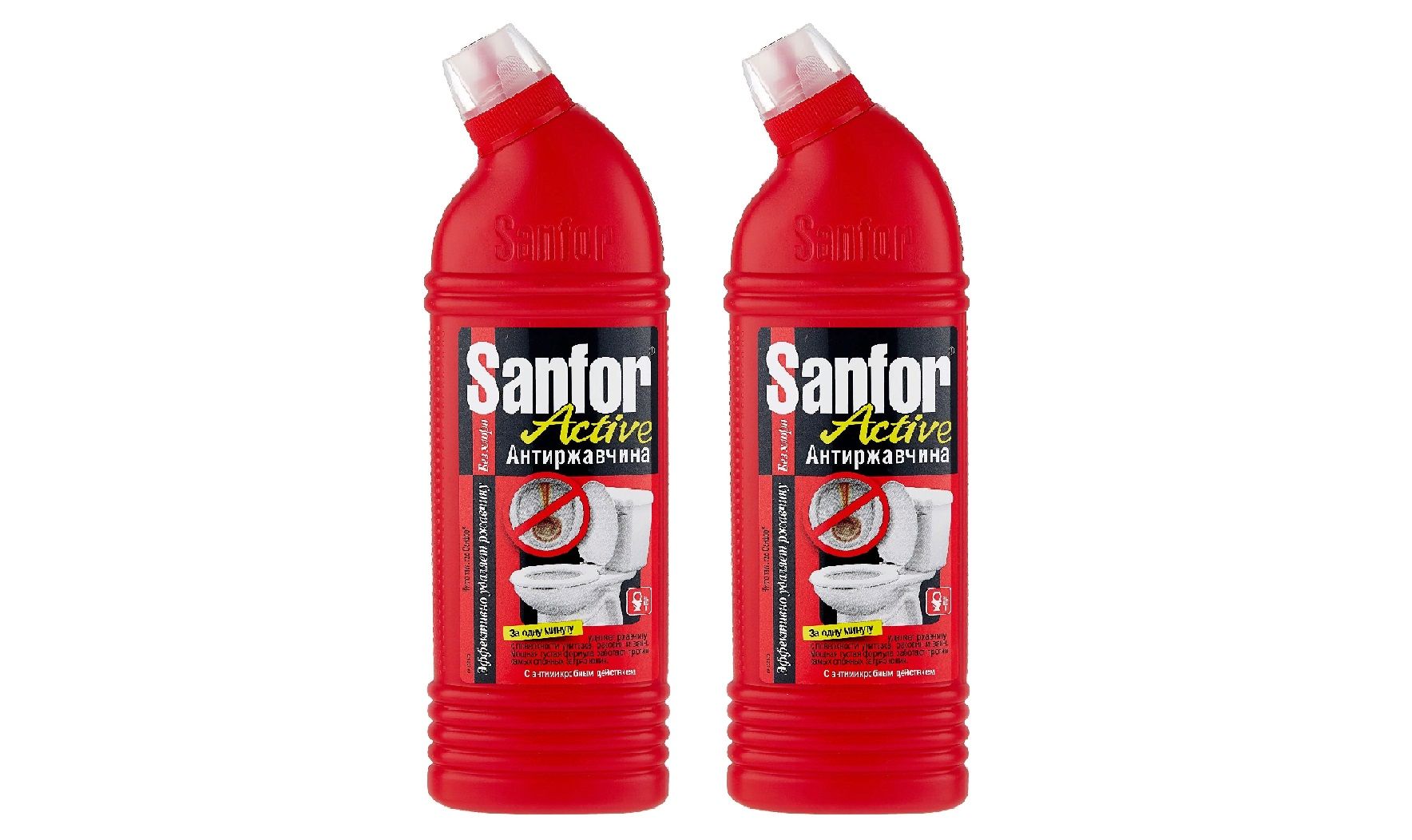 Санфор для туалета. Sanfor гель для унитаза Аctive Антиржавчина, 0.75 л. 9611-"Sanfor" WC Gel super Power", 750г,(15шт/ящ). Средство чистящее Санфор Актив Антиржавчина 750 мл. Санфор 5 для ванной.