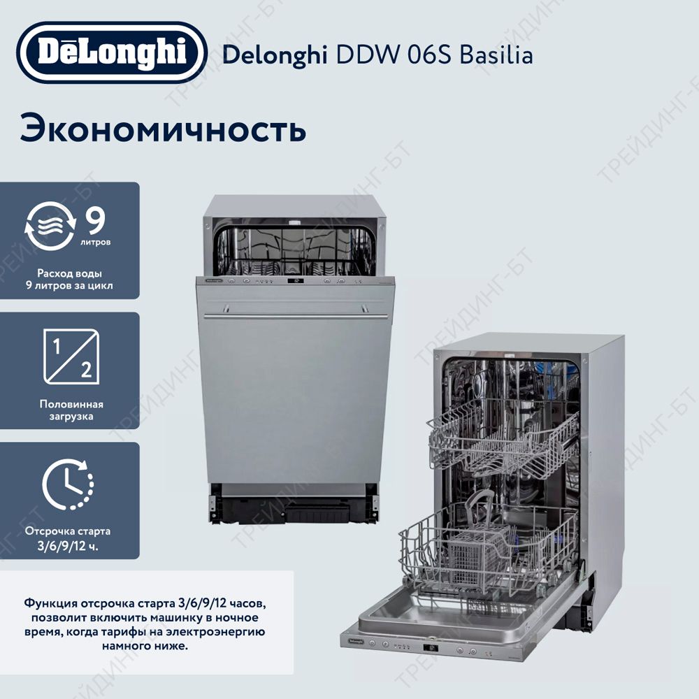 Посудомоечная Машина Delonghi Ddw06S – купить в интернет-магазине OZON по  низкой цене