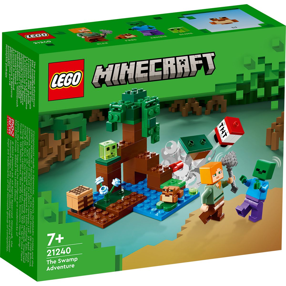 Конструктор LEGO Minecraft 21240 Болотное приключение