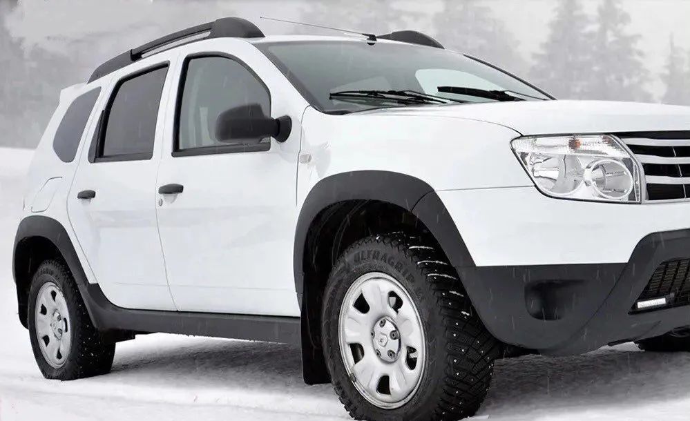 Накладки на арки для Renault Duster / Рено Дастер (2010-2014) дорестайлинг