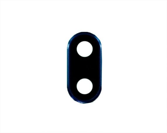 Стекло камеры Honor 10 синее (с корпусной частью)
