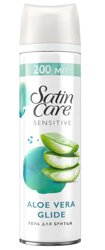 Satin care гель для бритья для женщин pure and delicate 200мл