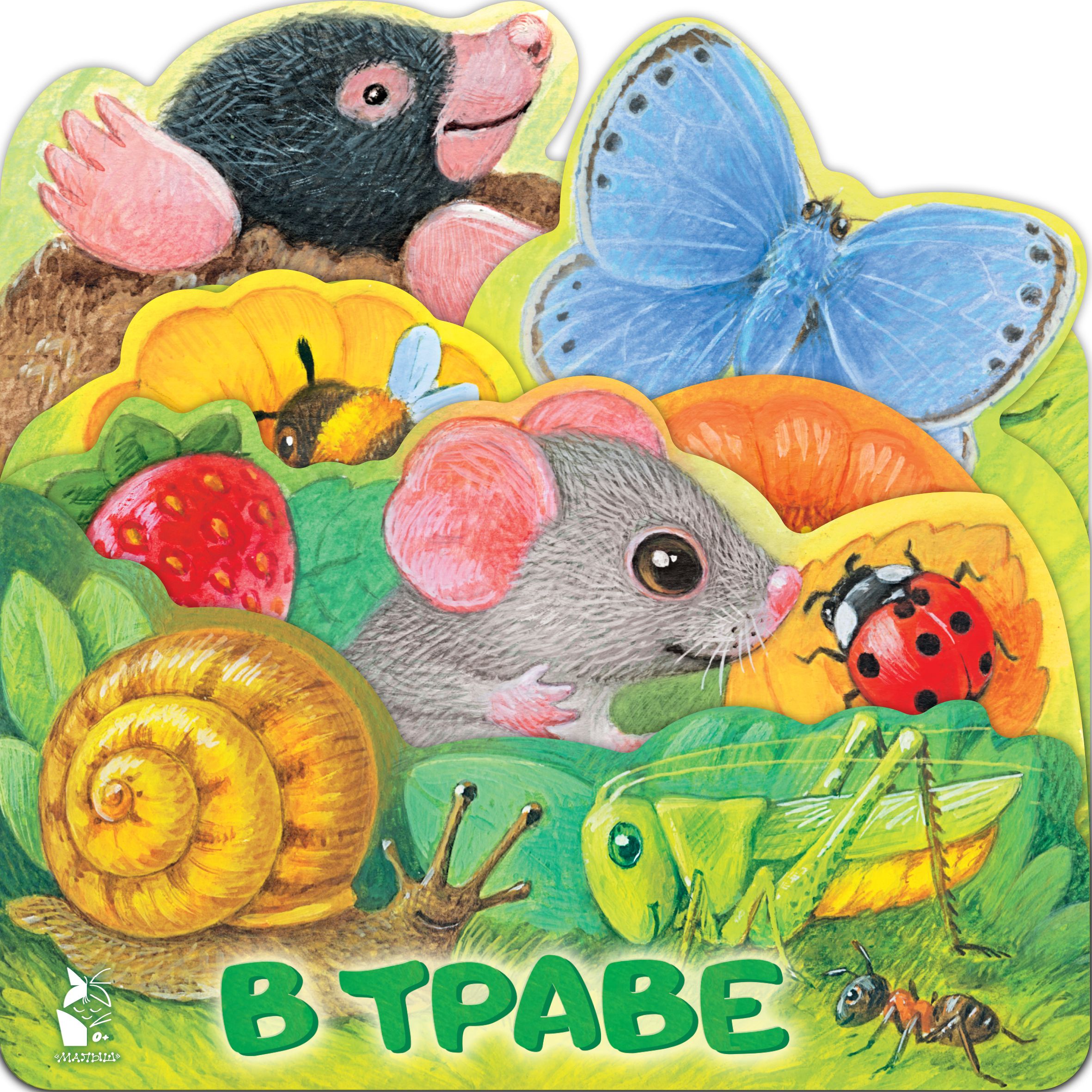 Мышь улитка. Книга картинки для детей нарисованные. Мышка и бабочки.