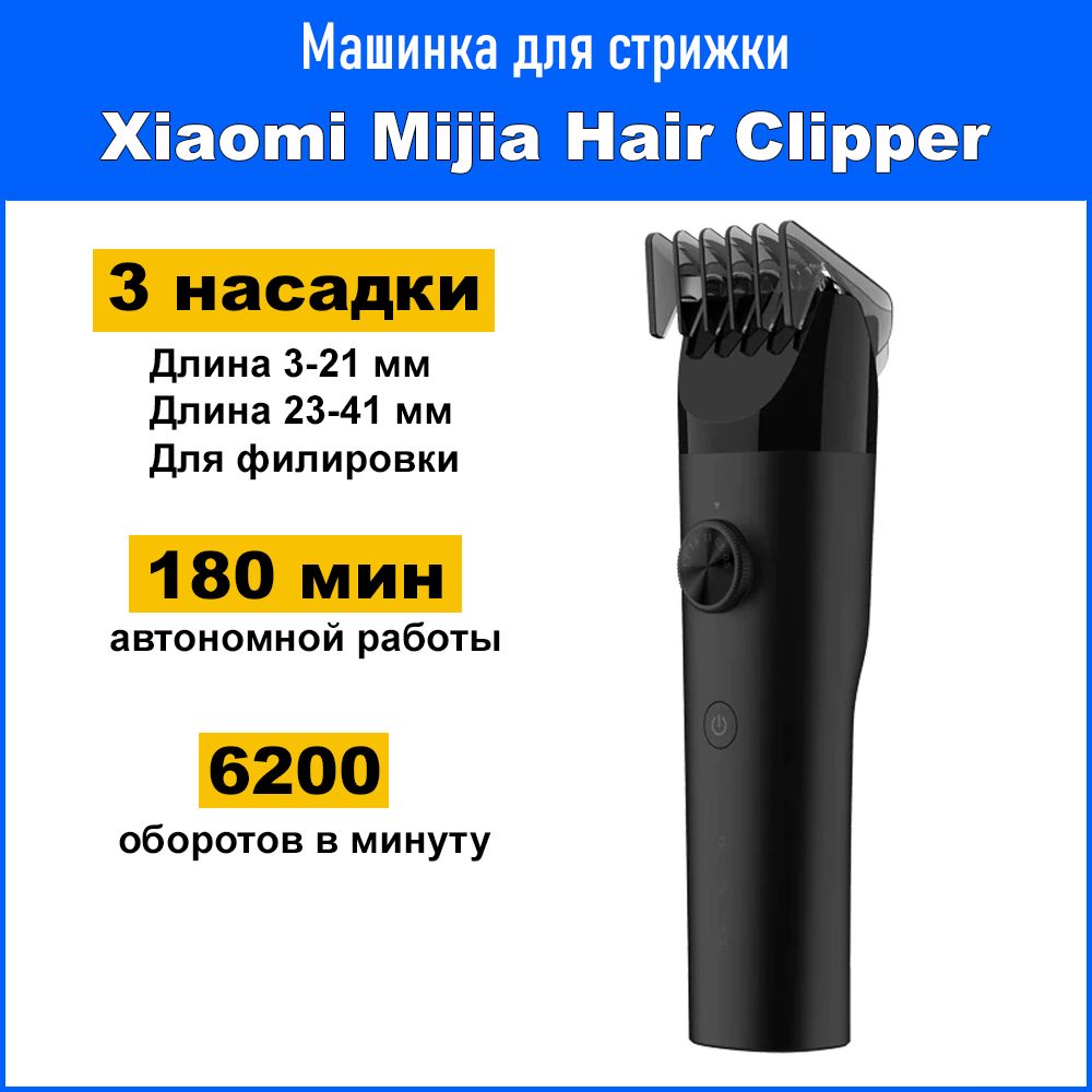 Машинка для стрижки Xiaomi MiJia Hair Clipper (LFQ02KL)