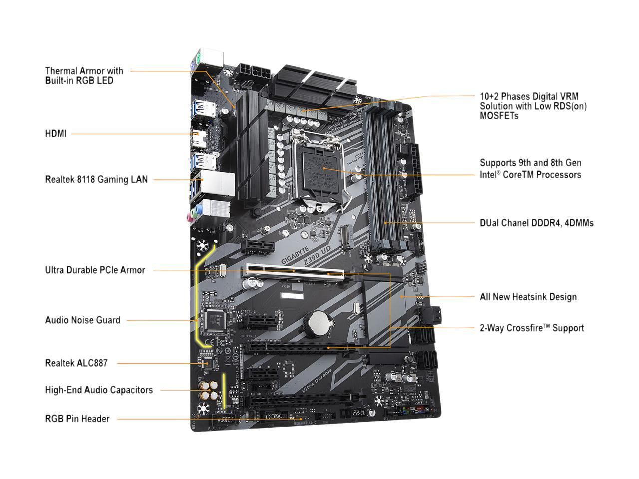 Z390 ud gigabyte схема