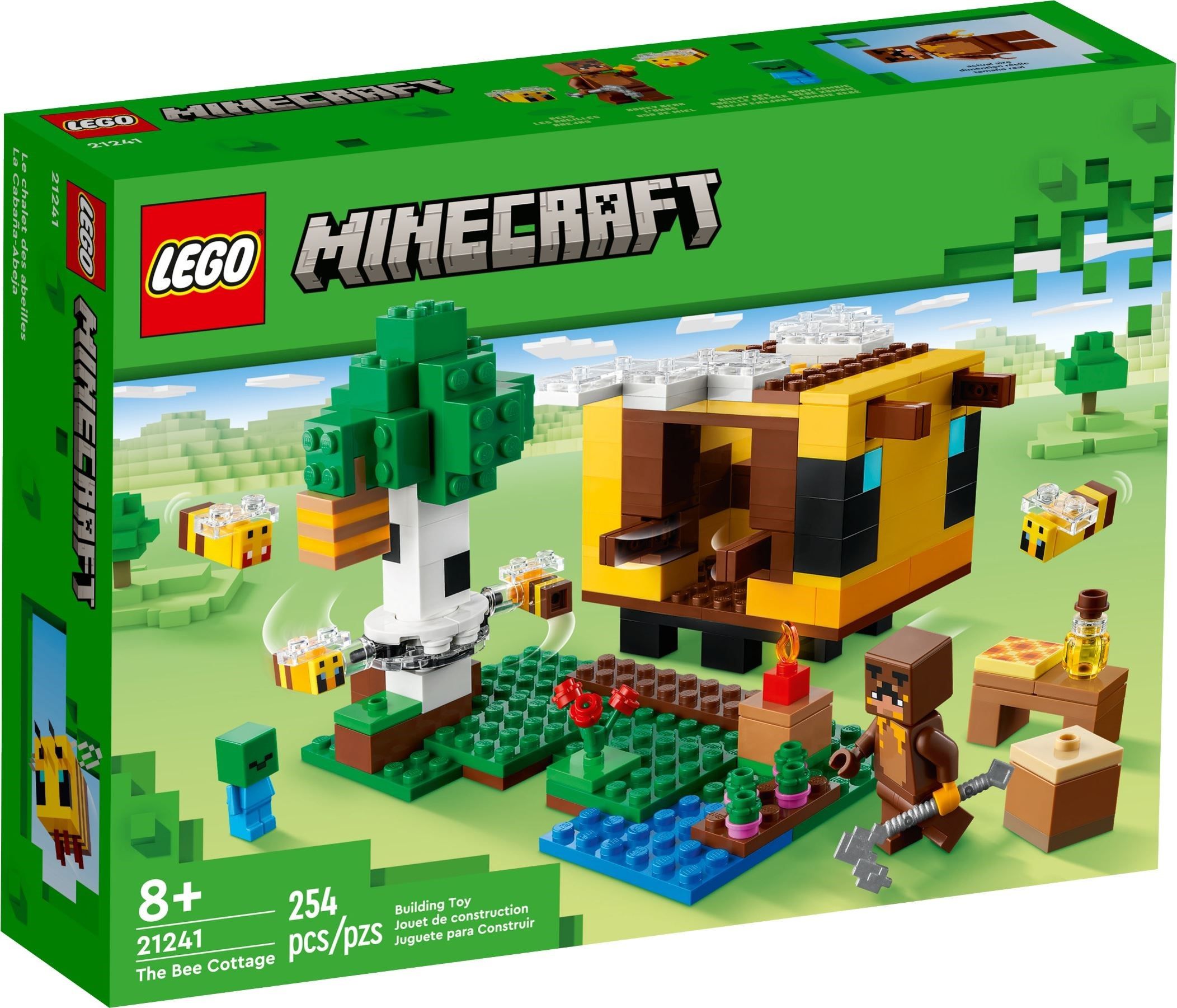 Конструктор LEGO Minecraft 21241 Пчелиный домик - купить с доставкой по  выгодным ценам в интернет-магазине OZON (1545766611)