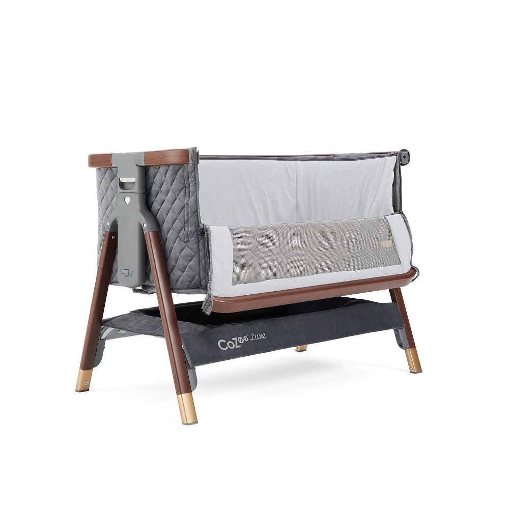 Колыбель Tutti Bambini CoZee Luxe с колесами Walnut/Slate