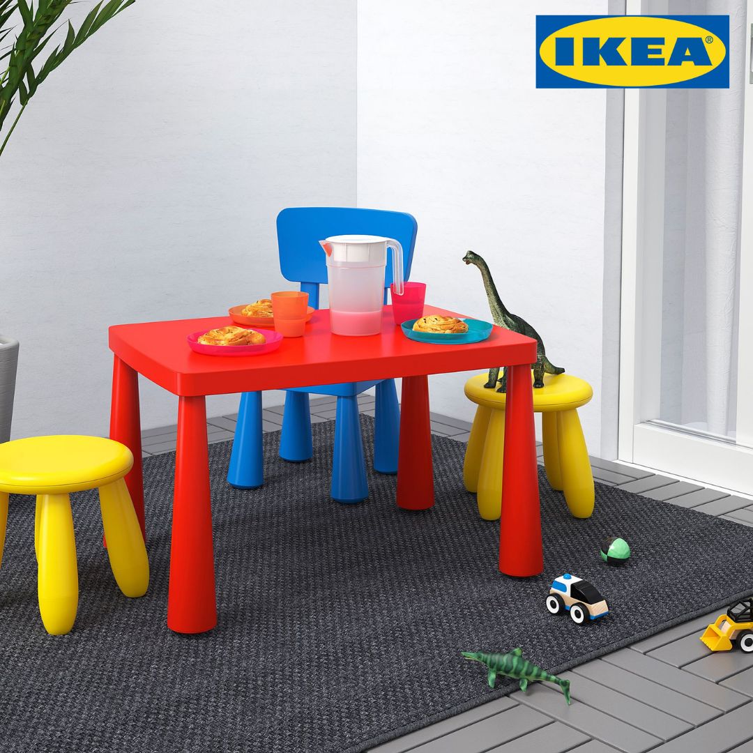 Детский стол ikea маммут