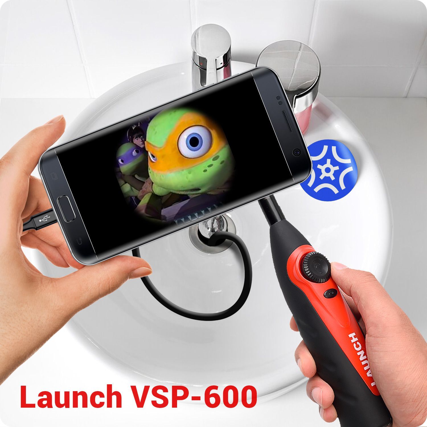 Launch VSP-600 - универсальный 5,5-миллиметровый USB видеоэндоскоп