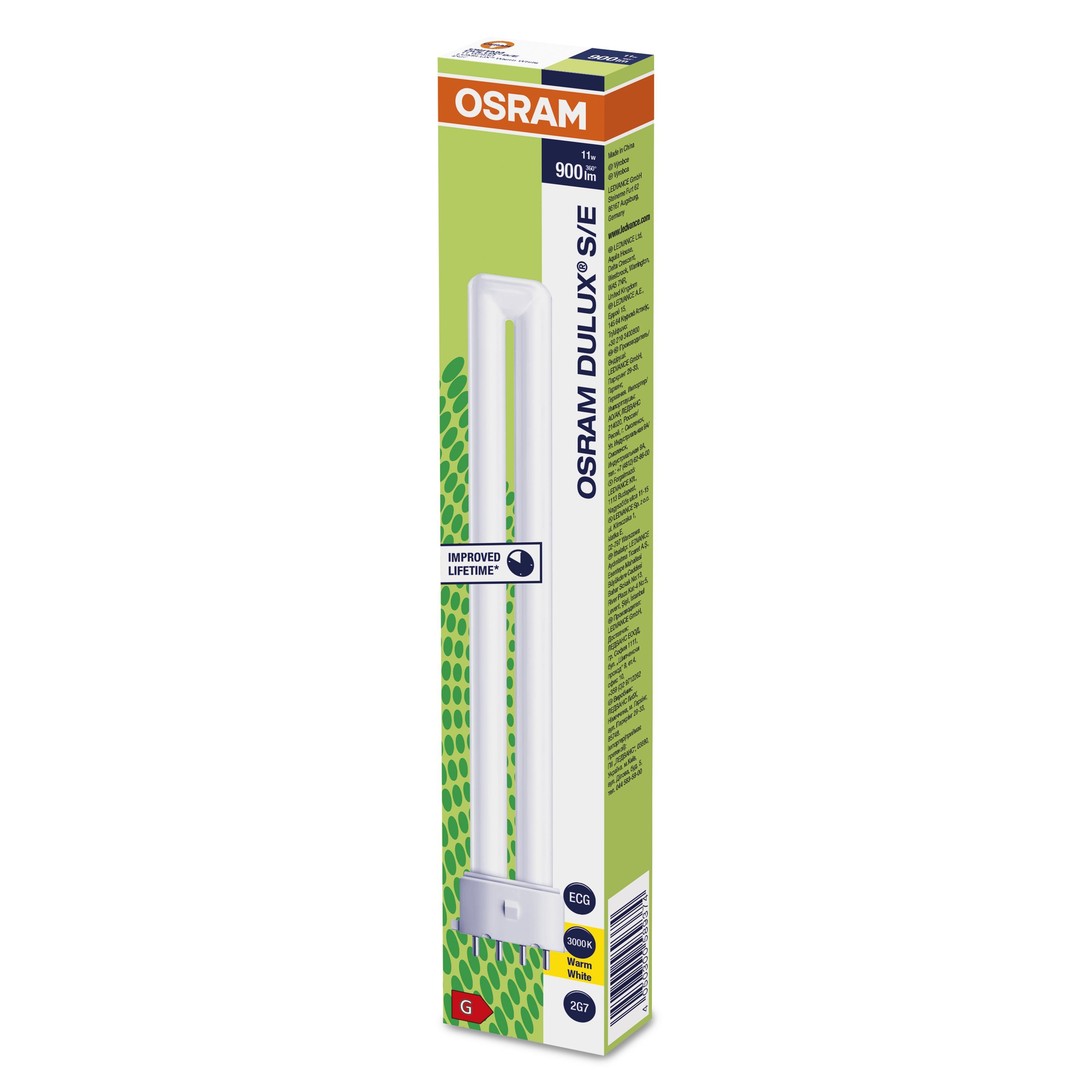 Лампы osram 11w. Лампа osram dulux s/e 11w/840. osram dulux s 11w/840. лампа dulux s/e 11w/840 2g7 osram.