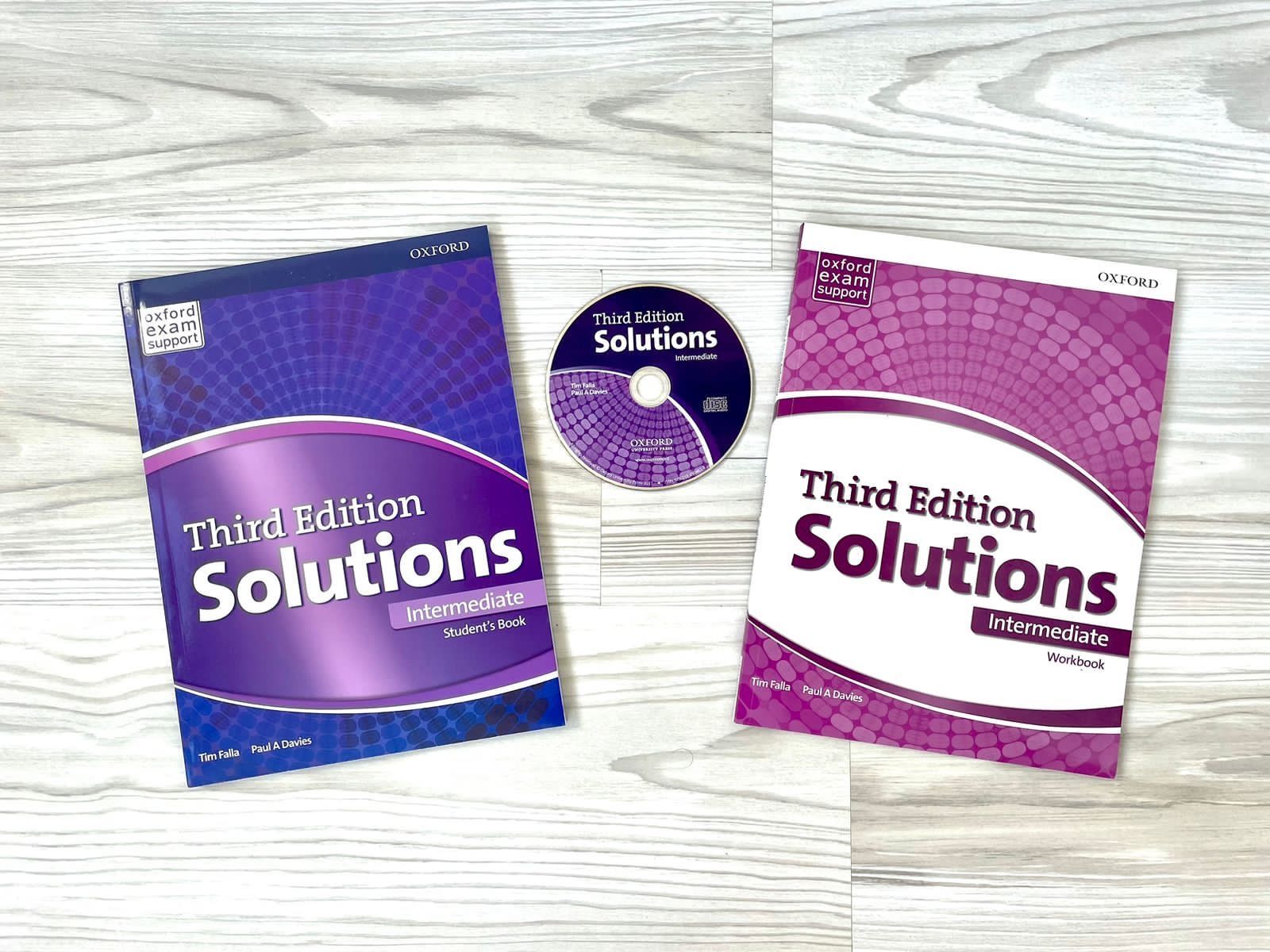 Solutions Intermediate Third Edition:(Комплект -Учебник + Рабочая Тетрадь +  Диск) | Falla Tim