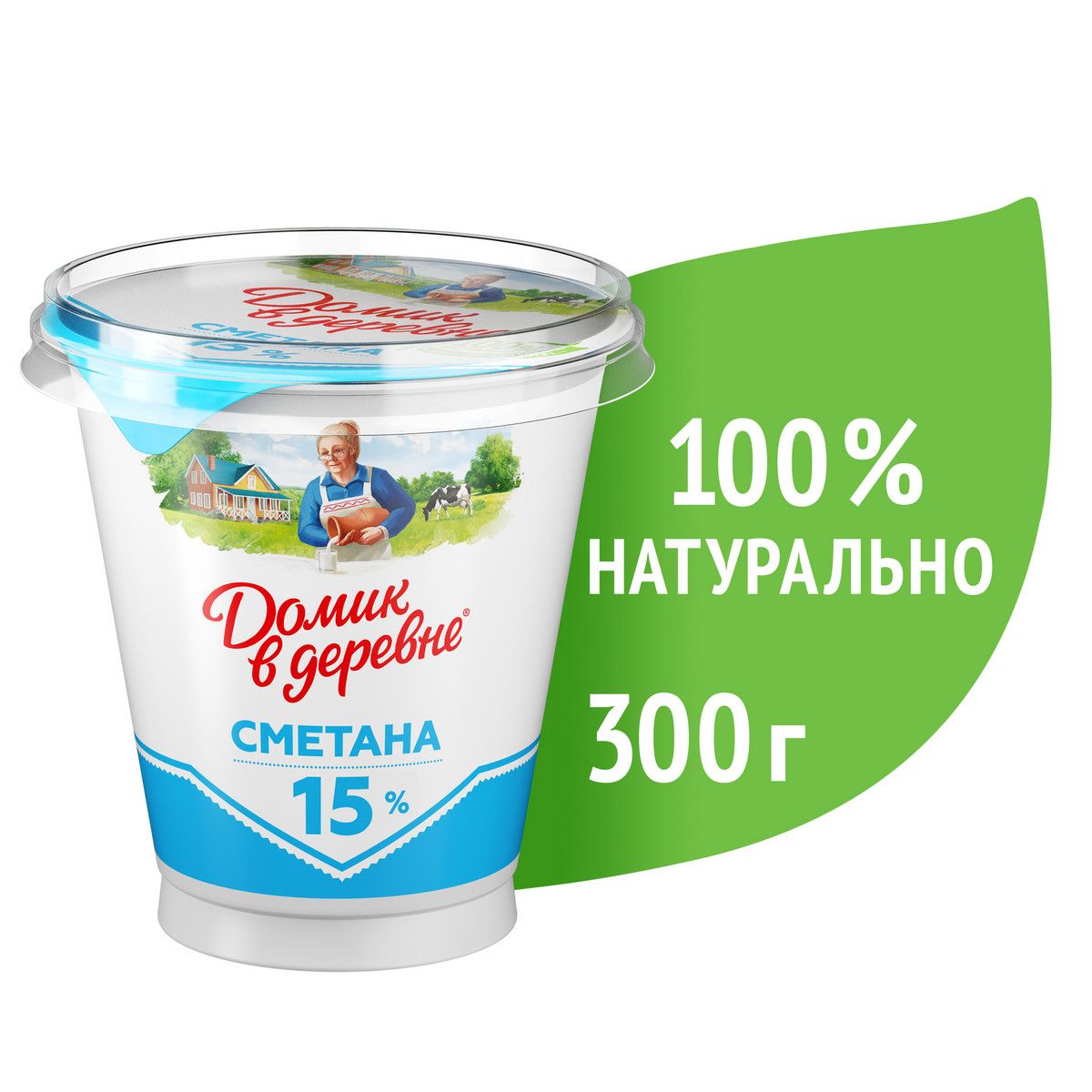 Сметана Домик в Деревне 15% - купить в интернет-магазине по низкой цене на Яндек