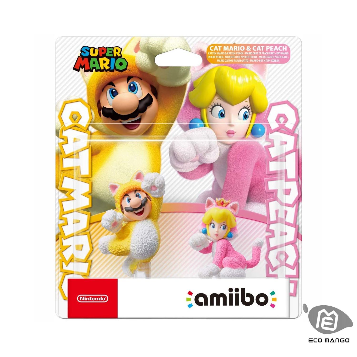 Фигурка Nintendo amiibo Кот Марио и кот Пич, 2 в 1 - купить с доставкой по  выгодным ценам в интернет-магазине OZON (1550051789)