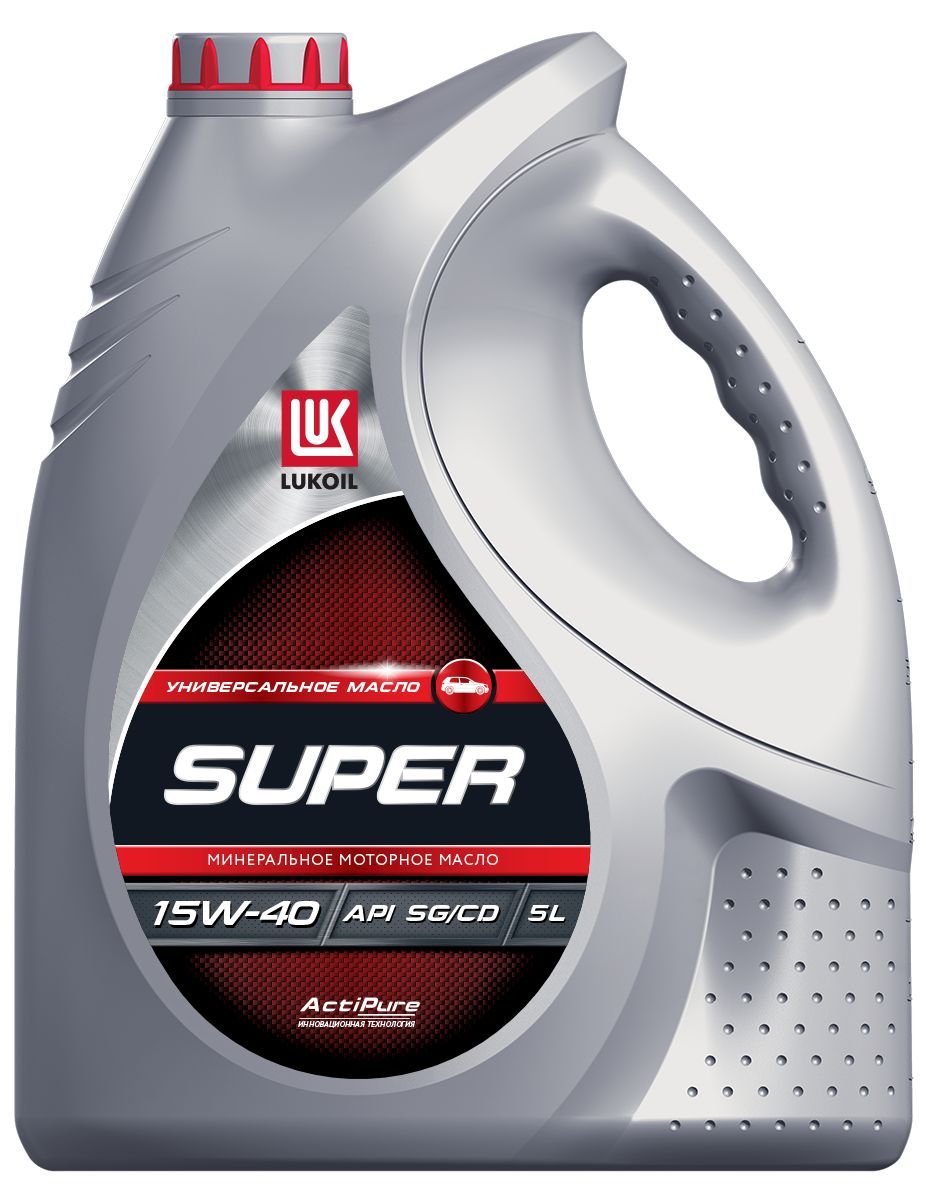 ЛУКОЙЛ(LUKOIL)SUPER15W-40Масломоторное,Минеральное,5л