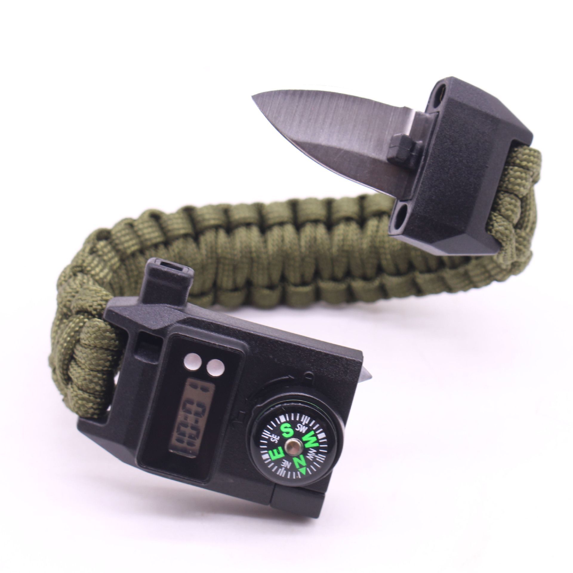 Армейский браслет. Наручные часы для выживания Paracord Fire Starter Bracelet. Браслет выживания (огниво, нож, компас) ССD. Нож Gerber компас огниво.