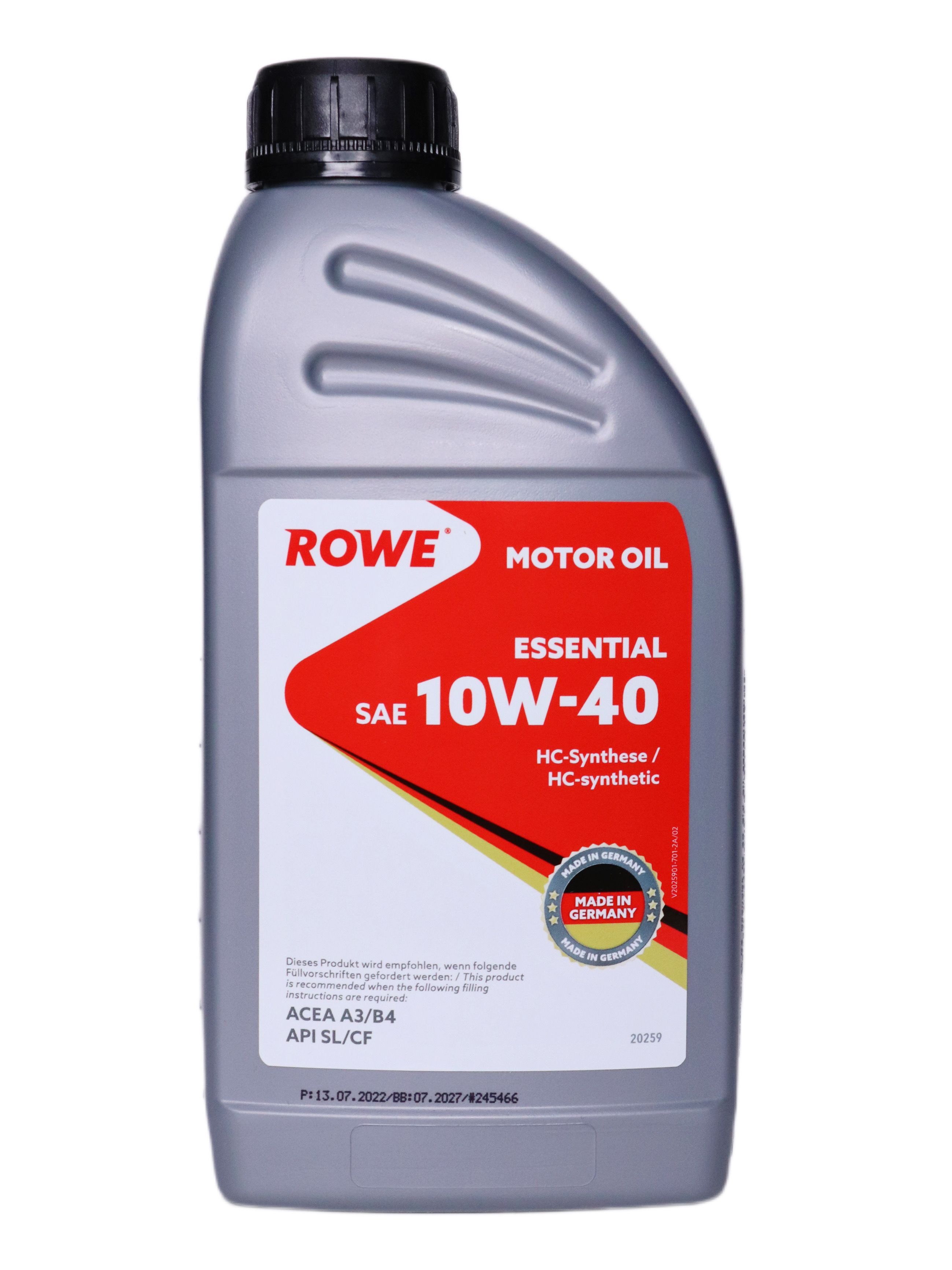 Rove масло. Rowe 5w30 c3. Rowe Essential 5w40. Rowe 5-40. Rowe Essential SAE 5w-30 Fo.