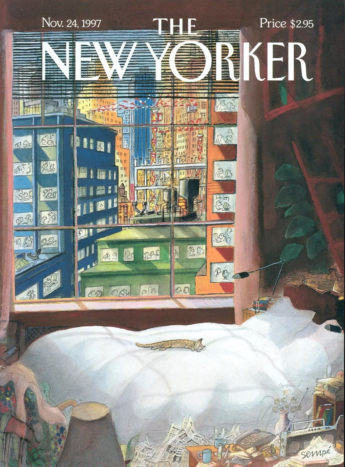 PostersRu Постер "New Yorker (24 ноября 1997)", 40 см х 30 см