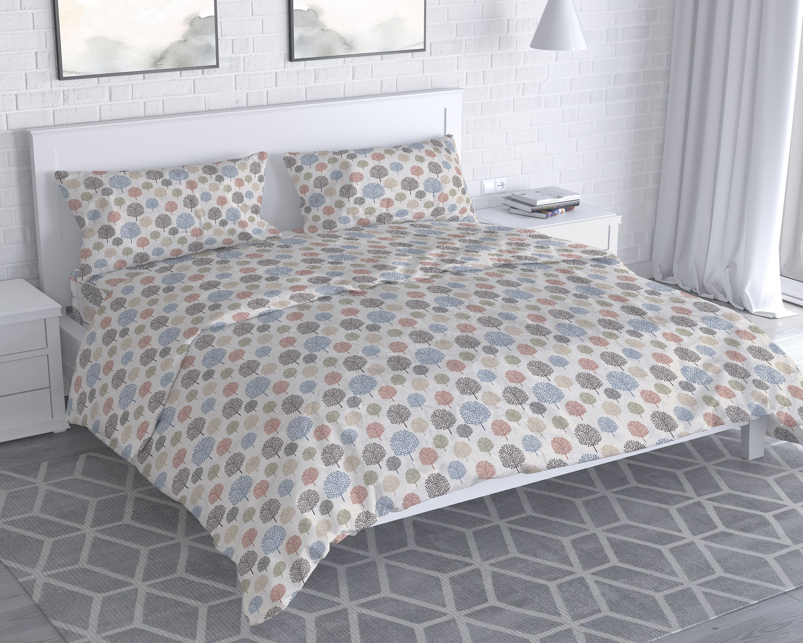 Комплект постельного белья ПАУЛИНКА 2 спальный из Бязи 50х70 , наволочки 50...