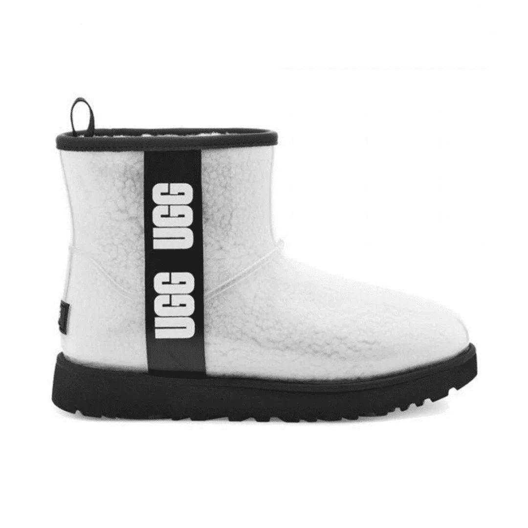 Ugg clear mini. Угги Classic Clear Mini. UGG Classic Clear Mini Black. Угги резиновые Нордман.