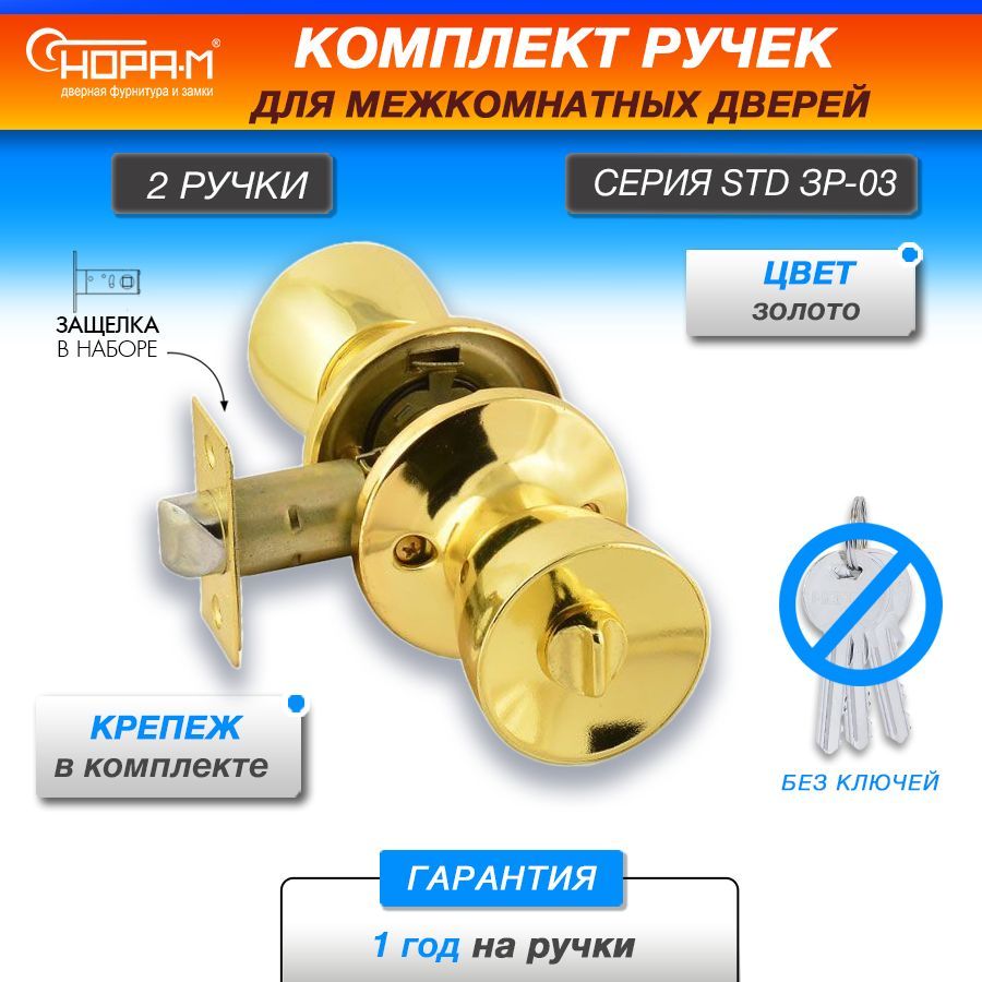 Ручка защелка нора м