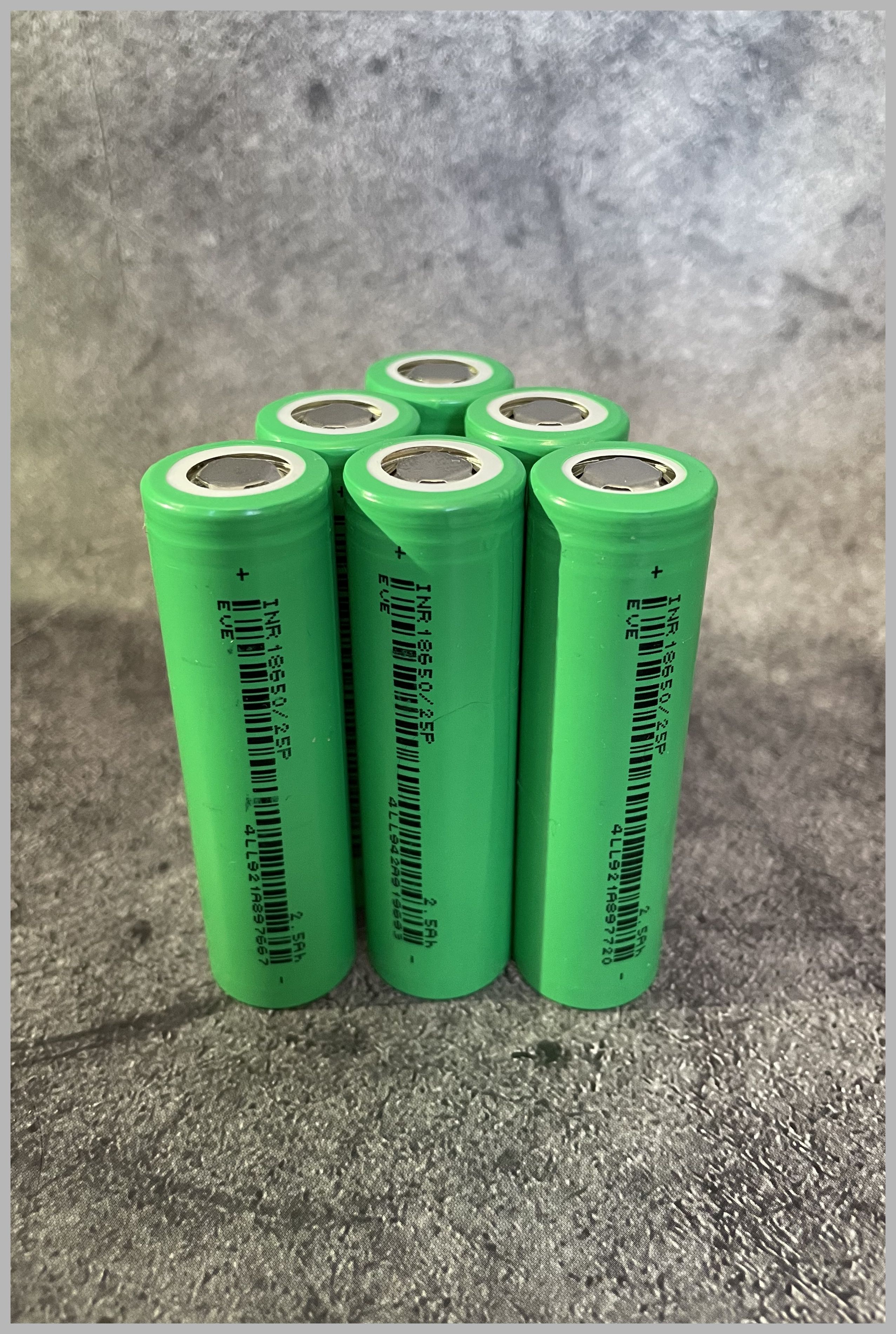 Et icr 18650-f-t 2600ma 3. 36wh. Eve 18650 25 p. 36wh. Icr18650 /20p.