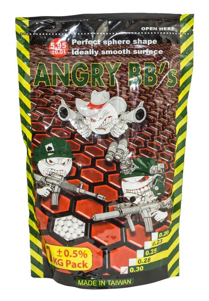 Шары для страйкбола Angry 0.30г. 3300шт