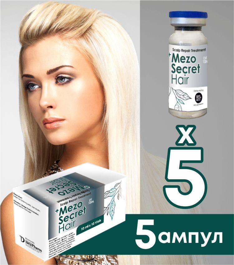 Сыворотка Mezo Secret Hair для роста и против выпадения под мезороллер