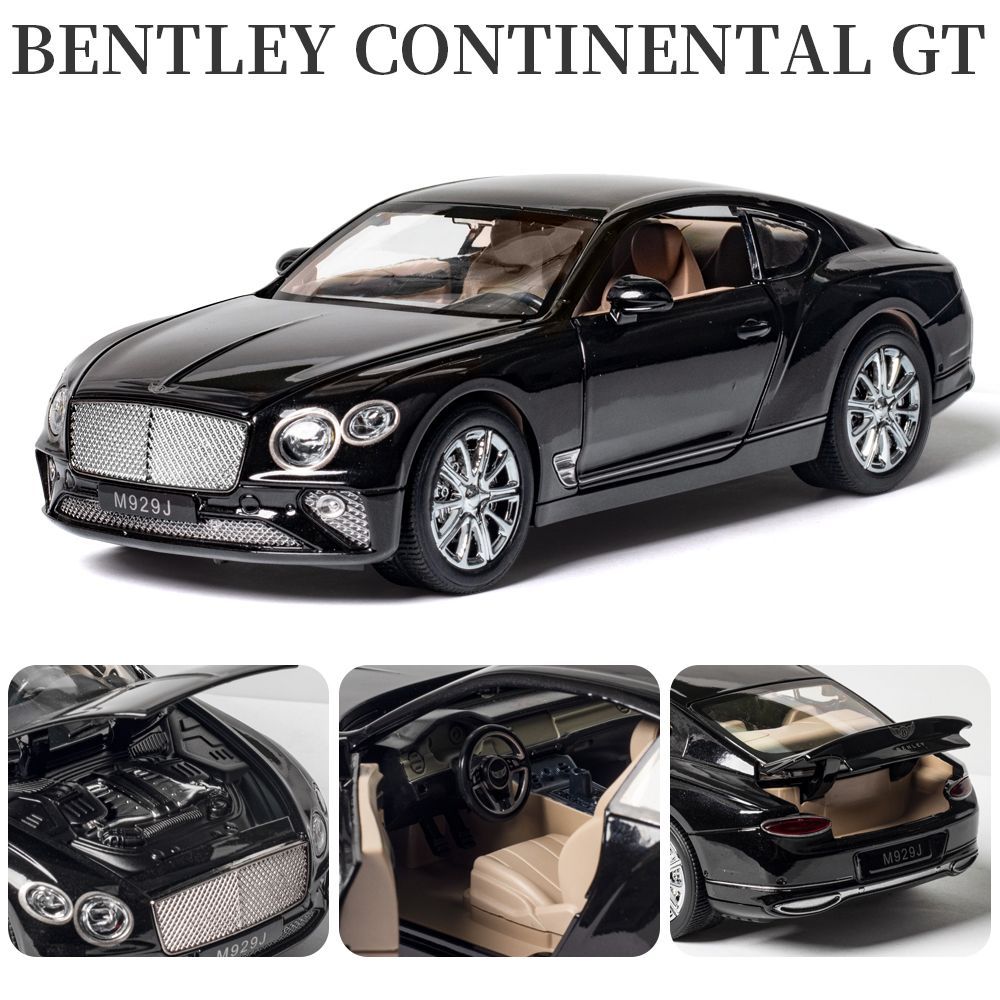 Коллекционная масштабная модель BENTLEY CONTINENTAL GT 1:24  (металл,свет,звук) - купить с доставкой по выгодным ценам в  интернет-магазине OZON (778538768)