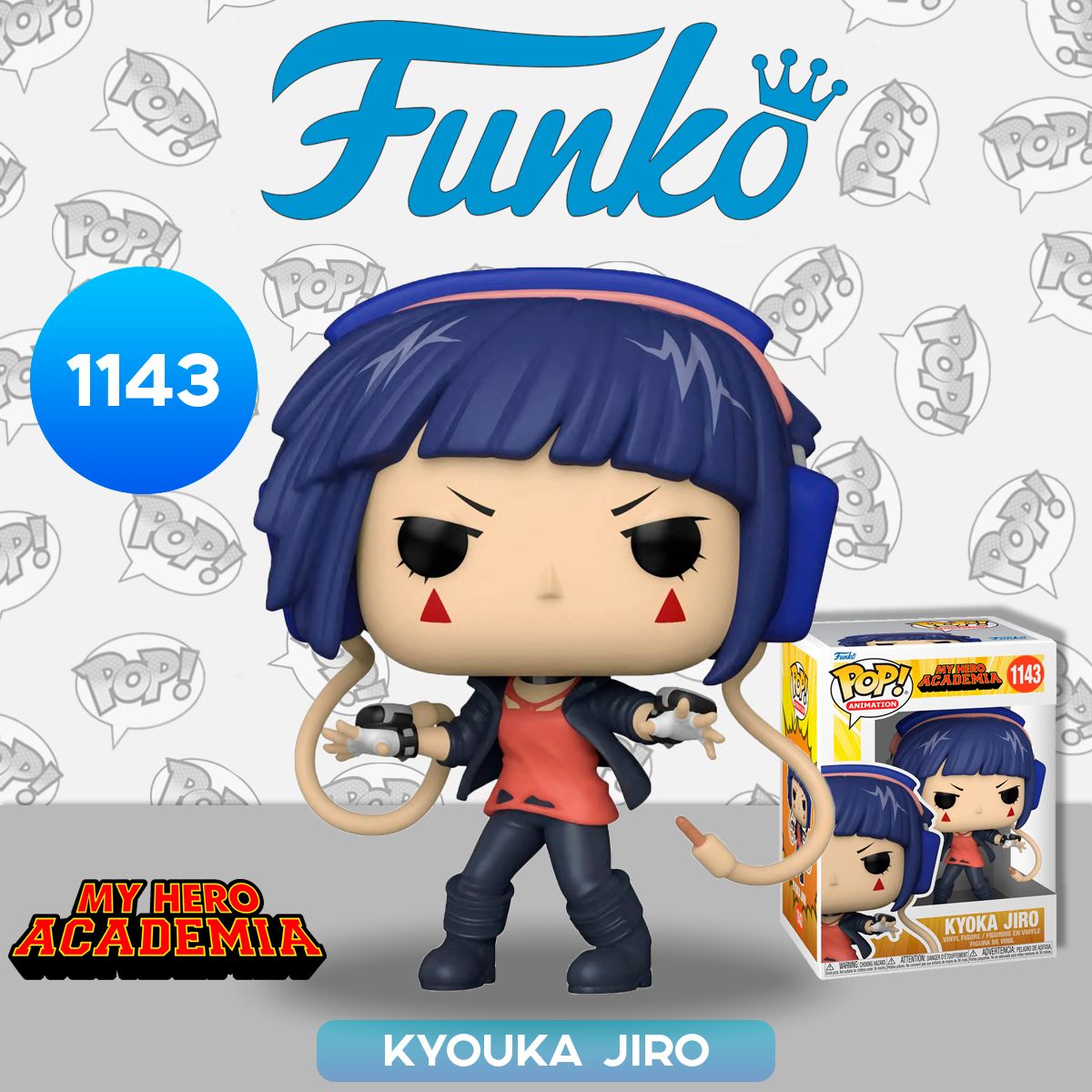 Фигурка Funko POP! Animation My Hero Academia Kyouka Jiro (1143) 58039 -  купить с доставкой по выгодным ценам в интернет-магазине OZON (1044705361)