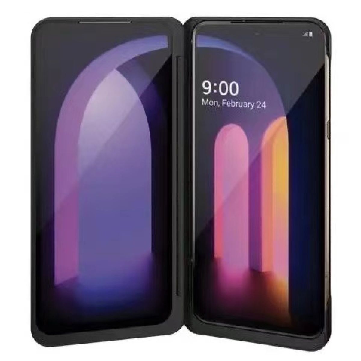 Смартфон LG V60 ThinQ 5G Двойной экран (6,8 дюйма) (Русский + Google Play)  - купить по выгодной цене в интернет-магазине OZON (1046259573)