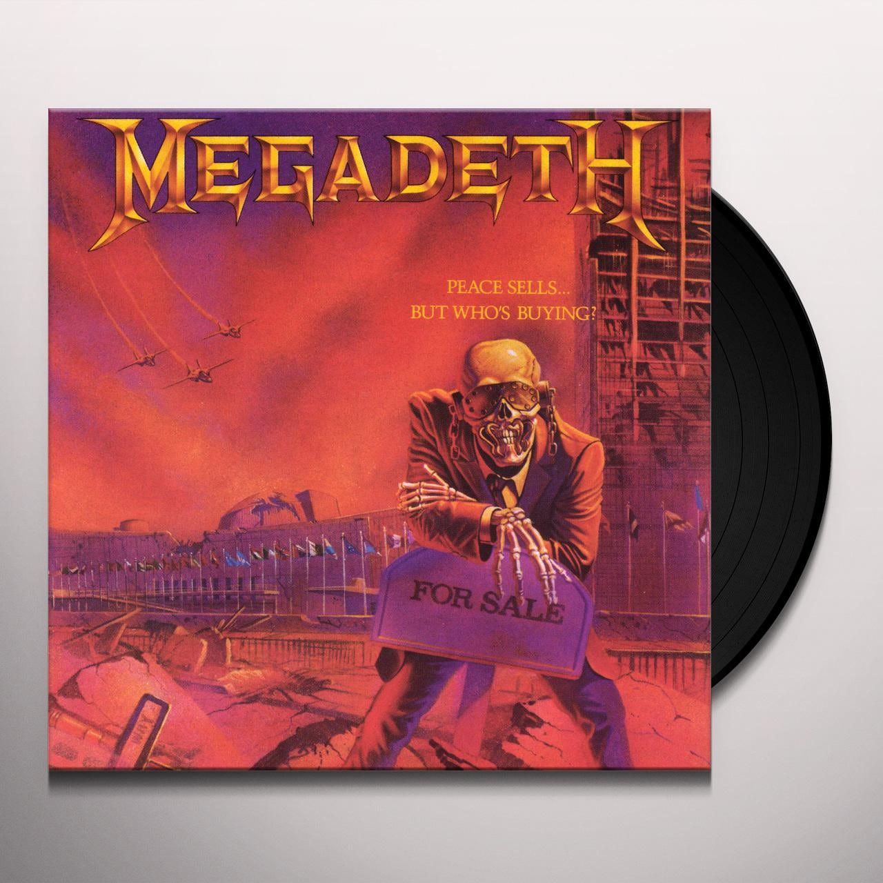 Пластинка Megadeth. Megadeth Peace sells. Peace sells but who's buying буклет.