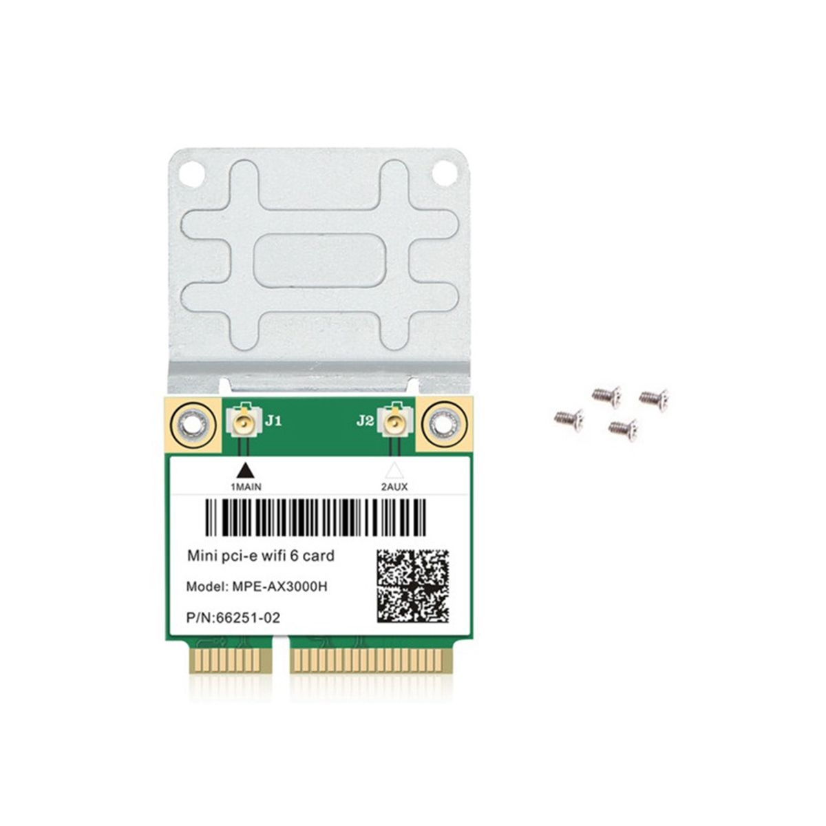 WiFi 6 MPE-AX3000H 2974 Мбит/с Беспроводная полуминиатюрная карта PCI-E Wifi Bluetooth 5.0 Dual Band 2.4G/5G Адаптер сетевой карты Wlan