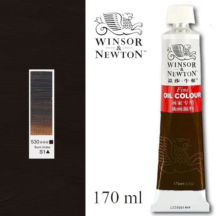 Масляная краска Winsor & Newton Умбра жженая 170 мл