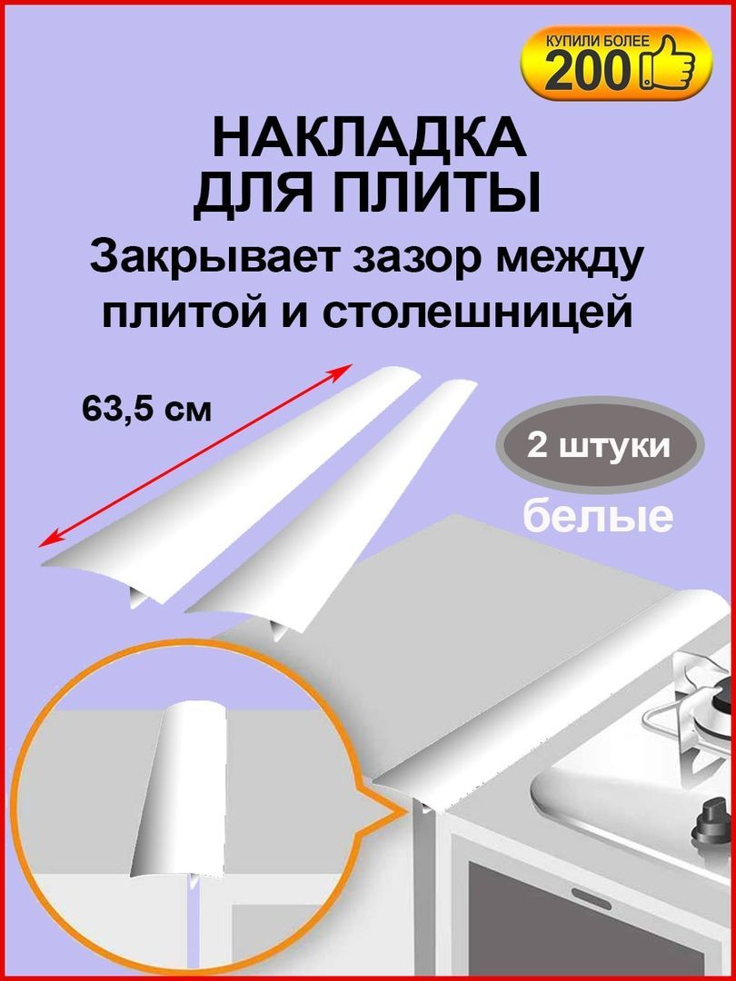 Закрыть зазор между плитой и столешницей