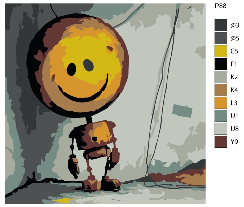Детская картина по номерам P88 