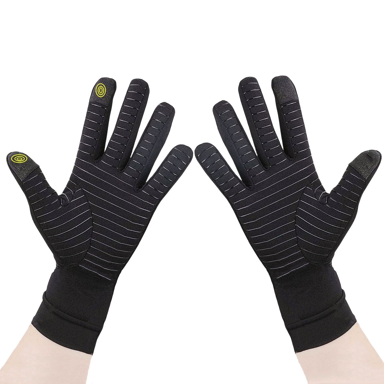 Медные компрессионные перчатки для артрита для женщин и мужчин для облегчения боли