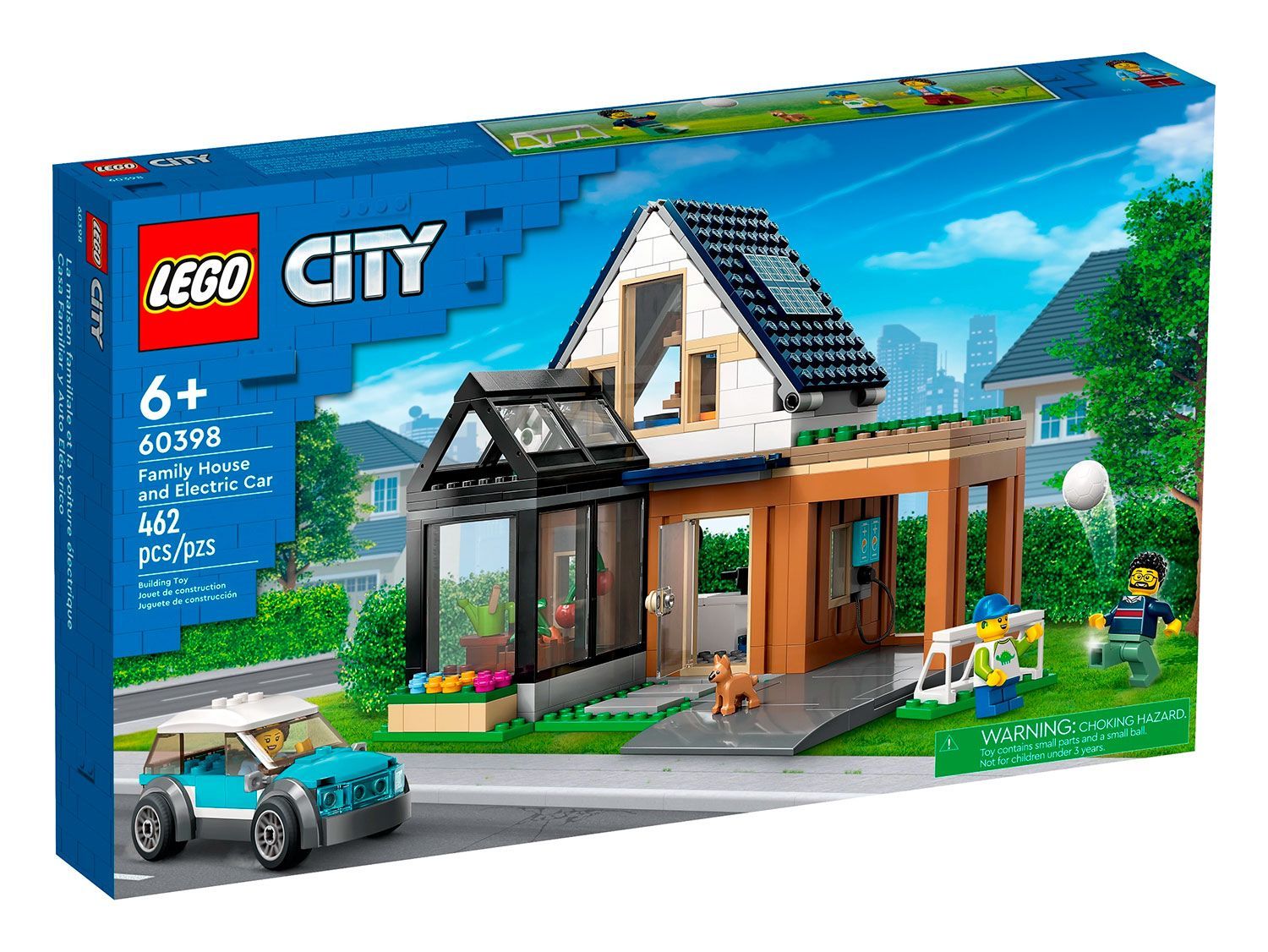 Конструктор LEGO City Семейный дом и электромобиль, 60398 - купить с  доставкой по выгодным ценам в интернет-магазине OZON (1329562145)