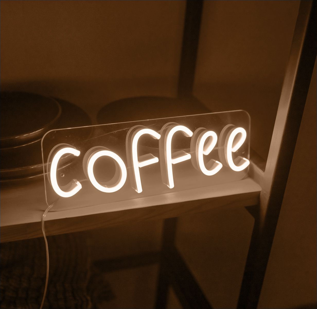 Led coffee hot sale