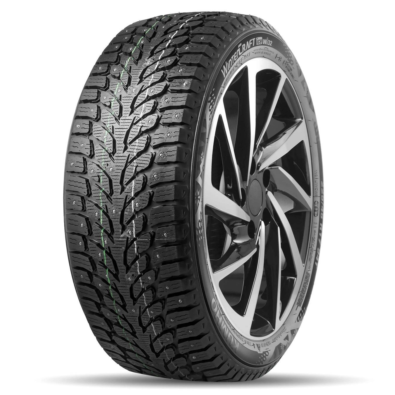 Kumho WinterCraft ice WI32 Шины  зимние 185/65  R14 90T Шипованные