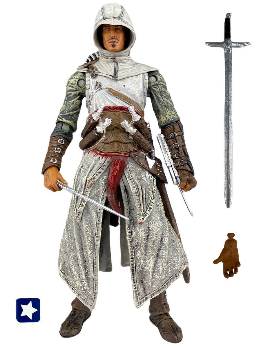 Assassin's creed наборы. Assassins Creed Altair фигурка. Фигурка MCFARLANE Toys Assassin's Creed. Ассасин Крид 1 фигурка Альтаир.