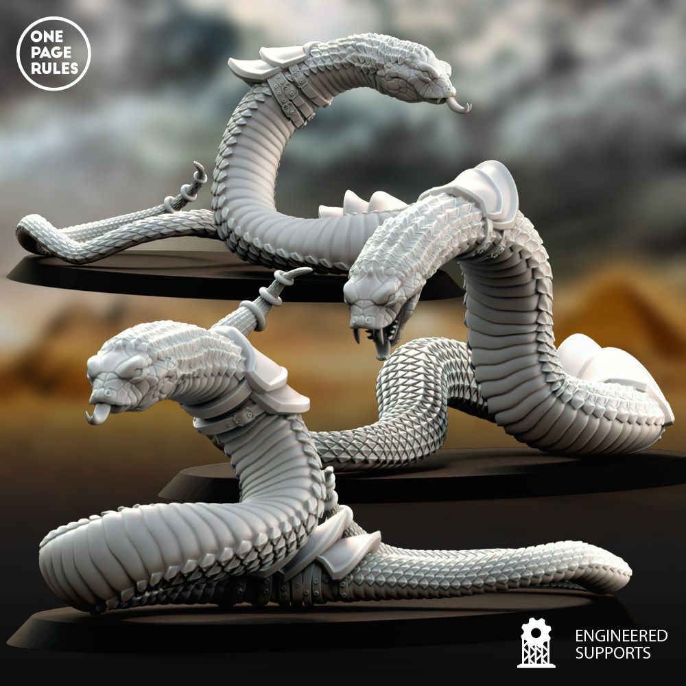 Warhammer Fantasy Tomb Kings Great Snakes/ Набор фигурок для Warhammer Цари  гробниц Великие Змеи - купить с доставкой по выгодным ценам в  интернет-магазине OZON (1144845365)