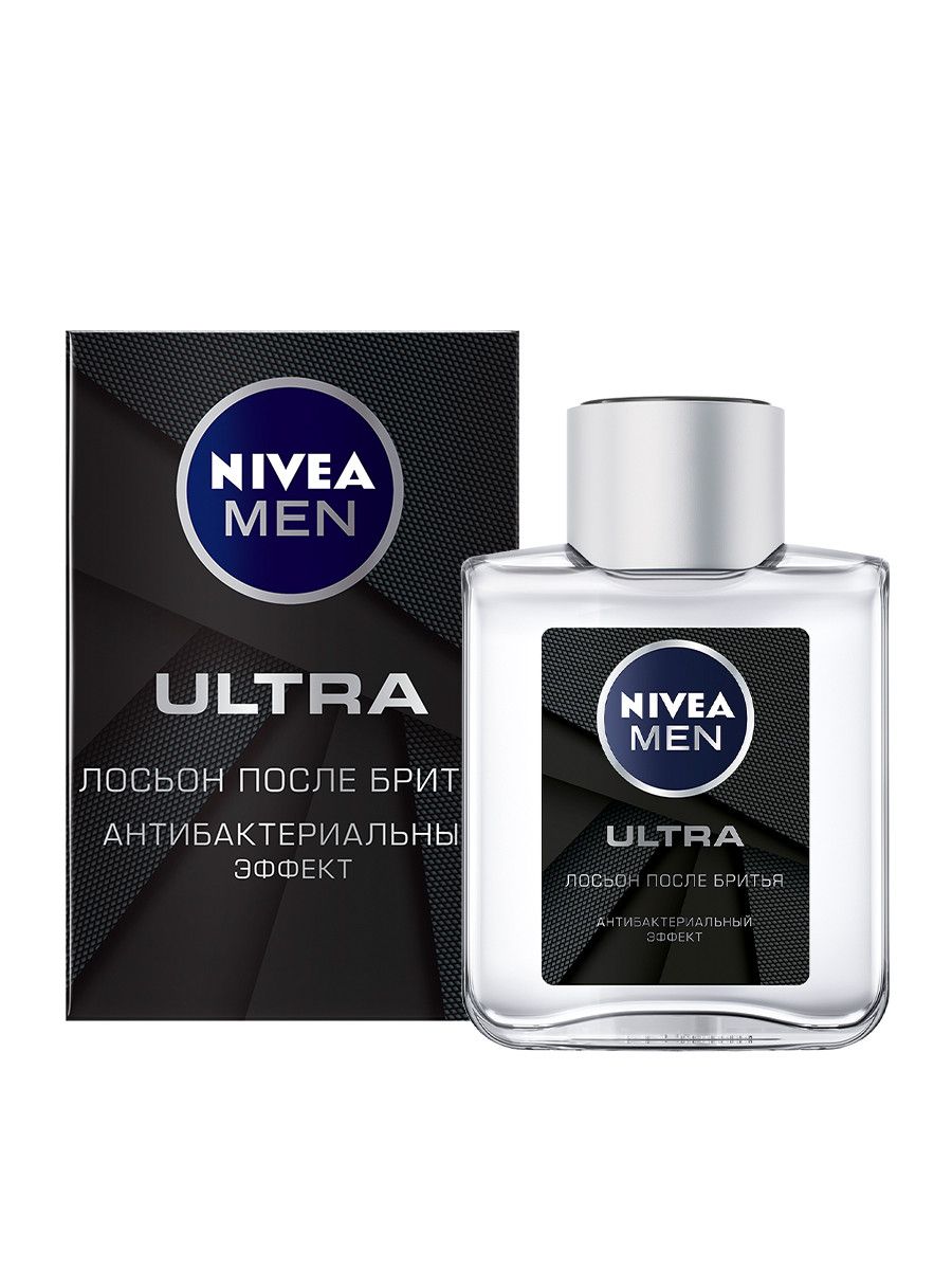 Лосьон после бритья NIVEA MEN ULTRA с антибактериальным эффектом, 100 мл