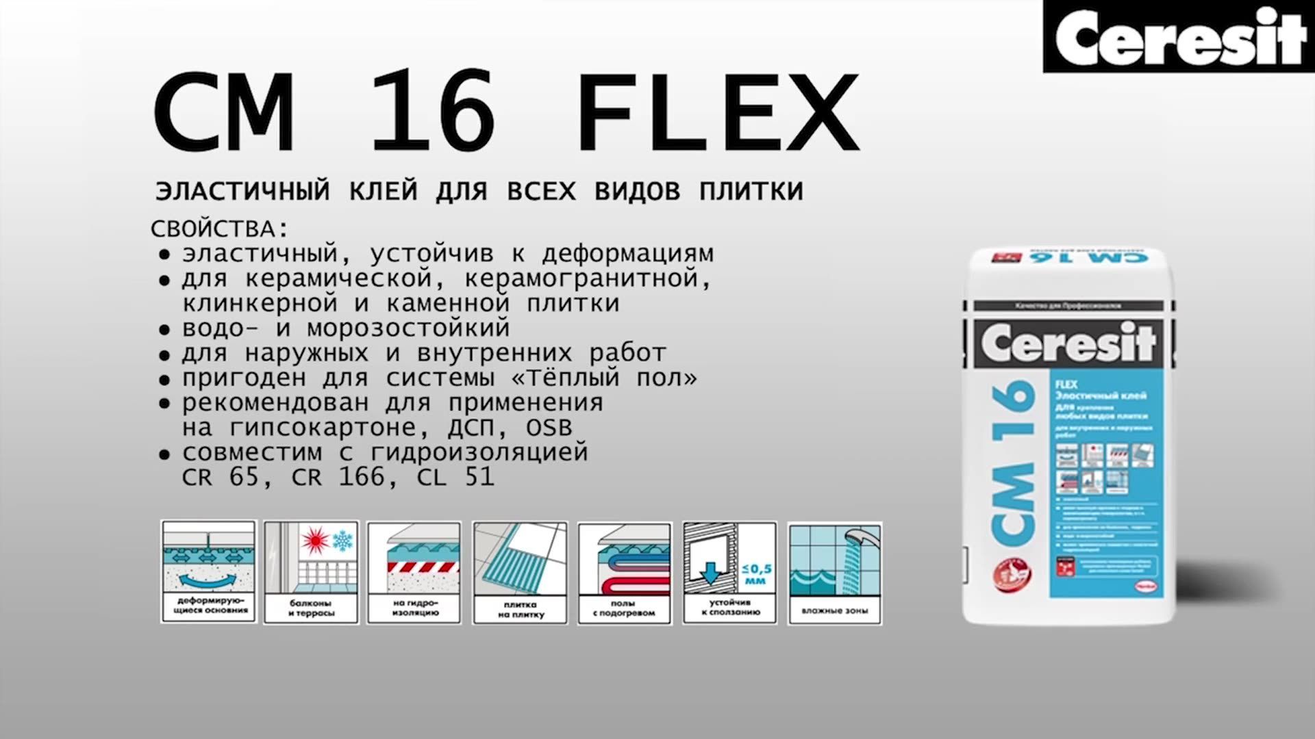 Клей для плитки Церезит СМ 16 купить по низкой цене в интернет-магазине OZON (11