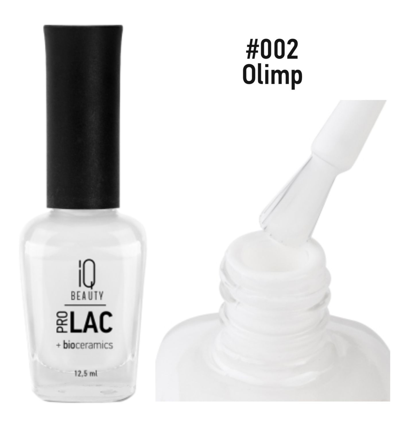 IQBeautyСolorProLac+ЛакдляногтейукрепляющийсбиокерамикойOlimp№00212,5мл